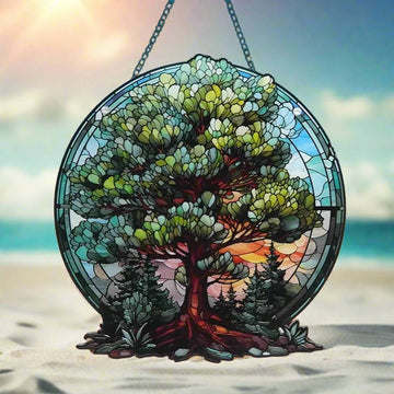 Tree of life Suncatcher Pagan Acrylic Sign-MoonChildWorld
