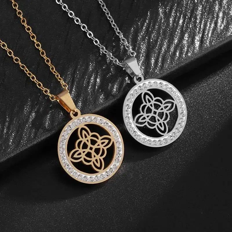 Witchcraft Jewelry Witch's Knot Celtic Knot Necklace-MoonChildWorld