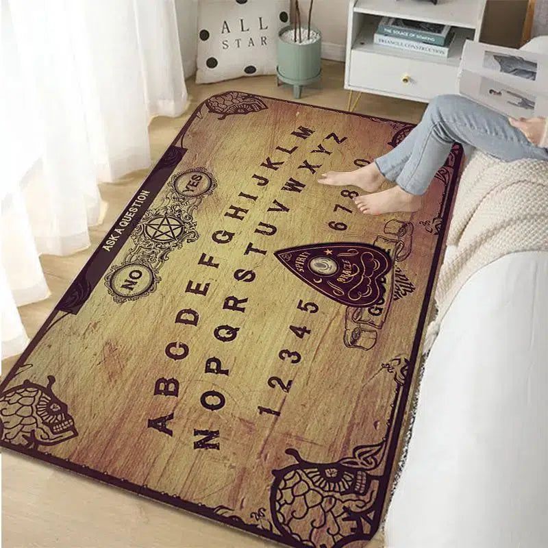 Halloween Ouija Board Area Rugs-MoonChildWorld