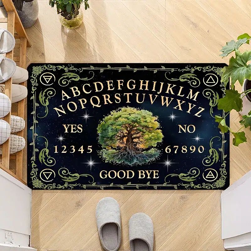 Halloween Ouija Board Door Mat Occult Decor-MoonChildWorld