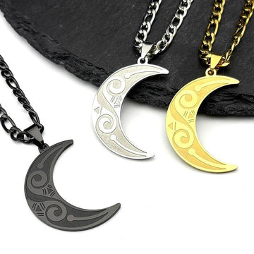 Witchcraft Crescent Moon Necklace Witchy Jewelry-MoonChildWorld