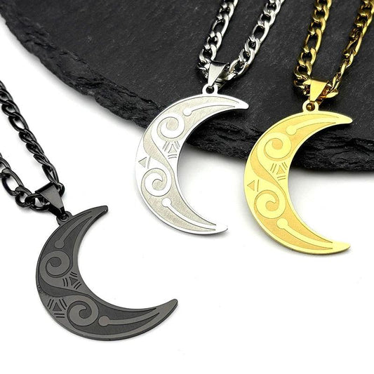 Witchcraft Crescent Moon Necklace Witchy Jewelry
