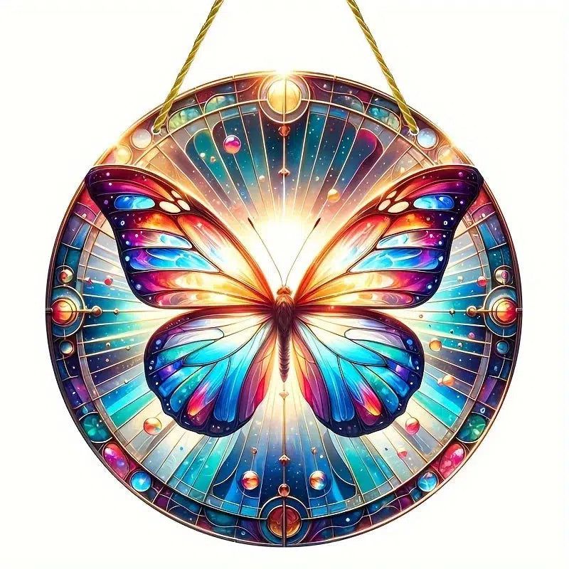 Spirit Butterfly Acrylic Sign Butterfly Window Decor Mystic Home Decor-MoonChildWorld