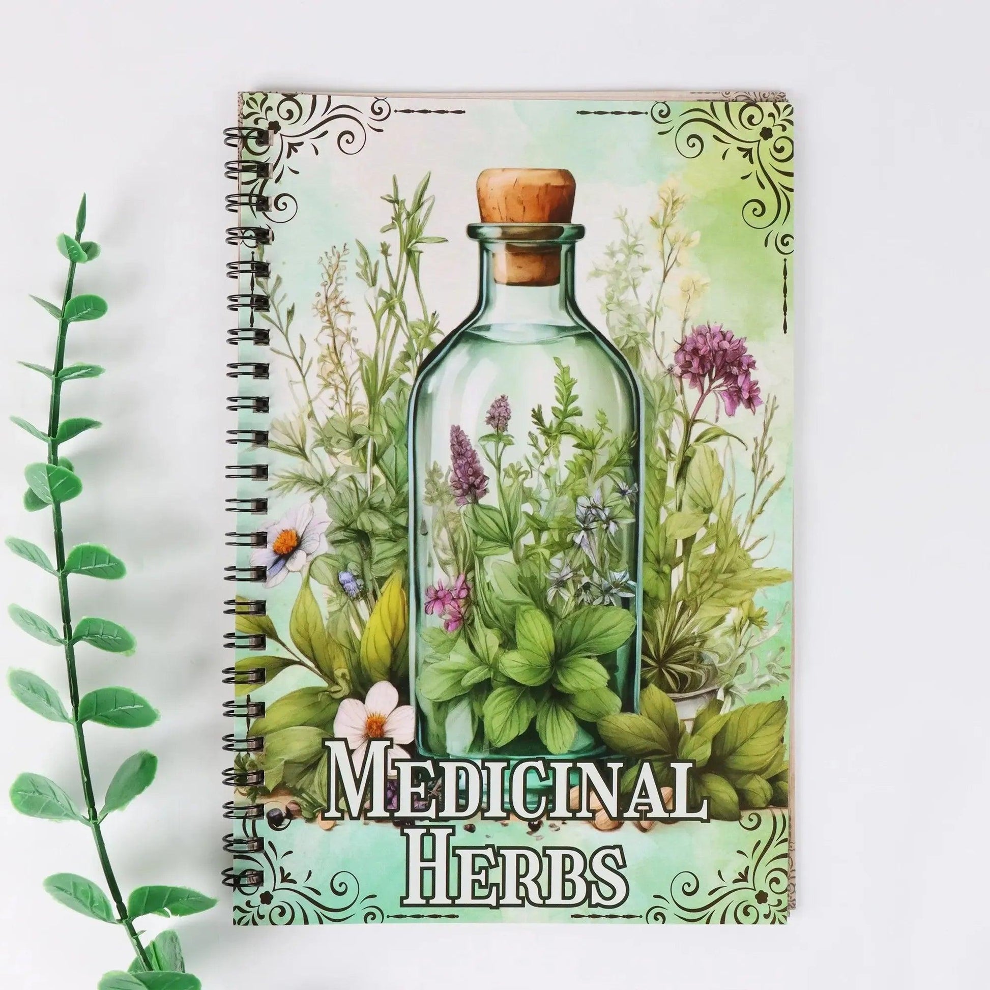 Spell Jars Magical Herb Book Guides Hardcover Illustrated Books Spiritual Growth and Occult Studies-MoonChildWorld