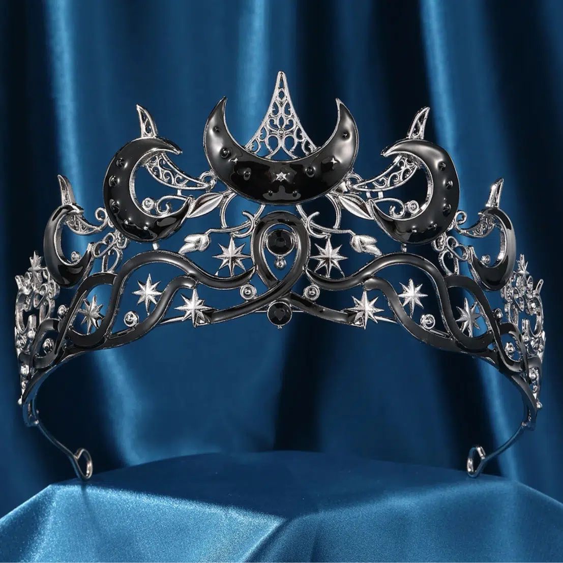 Goddess Moon Crowns Celestial Goddess Tiaras Wiccan Pagan Hair Accessories-MoonChildWorld