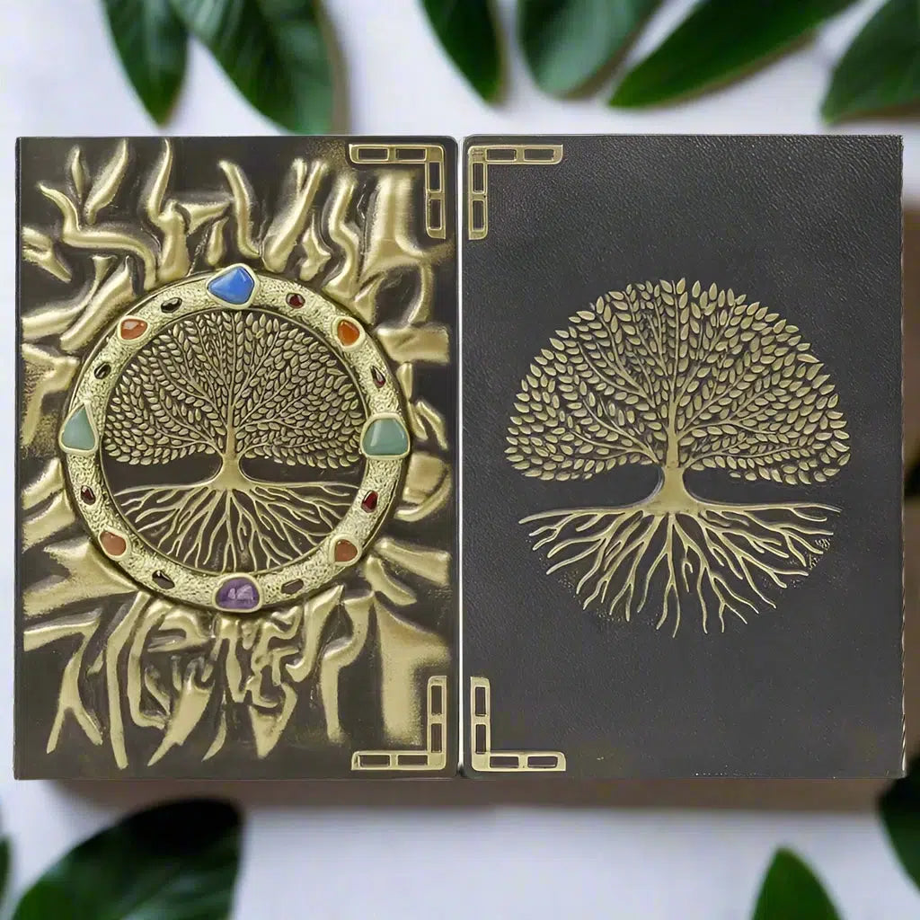 Natural Stones Tree of Life Notebook Pagan Journal-MoonChildWorld