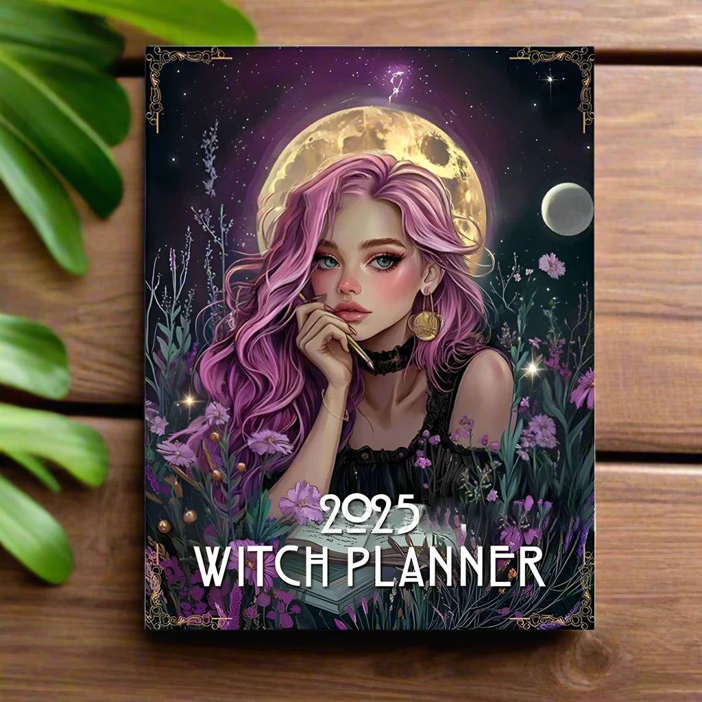 Witches Planning Calendar Notebook 2025 Witches Weekly Planner-MoonChildWorld