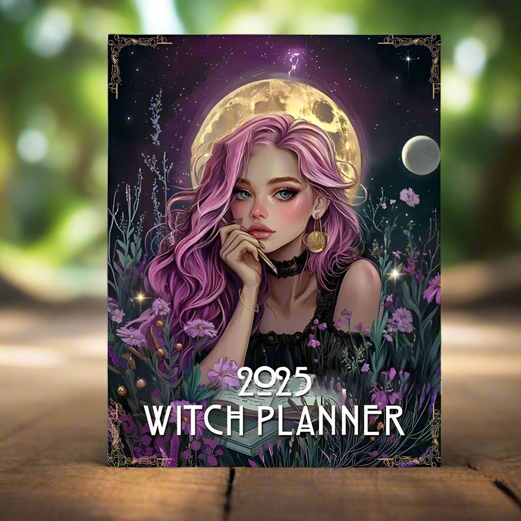 Witches Planning Calendar Notebook 2025 Witches Weekly Planner-MoonChildWorld