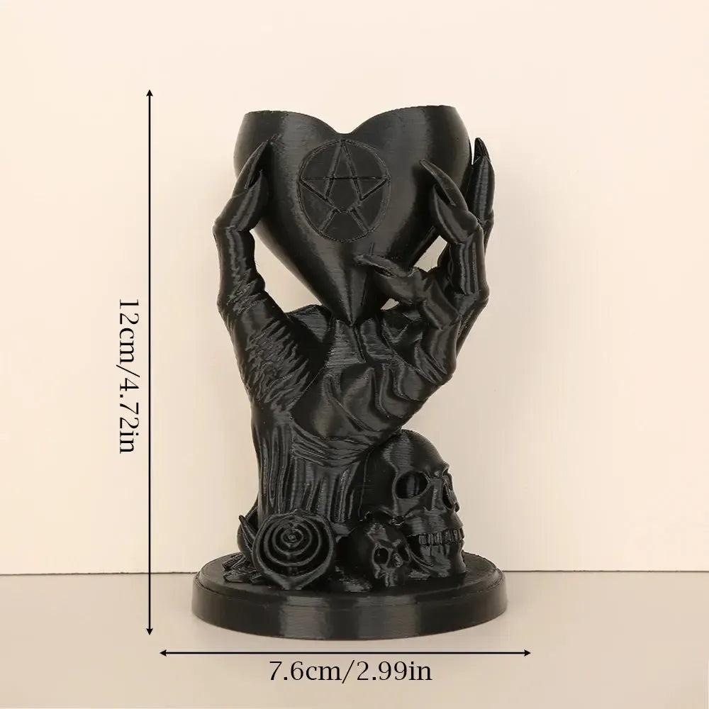 Dark Style Witchy Skull Hand Jewelry Storage Ornament Gothic Home Decor for Witch-MoonChildWorld