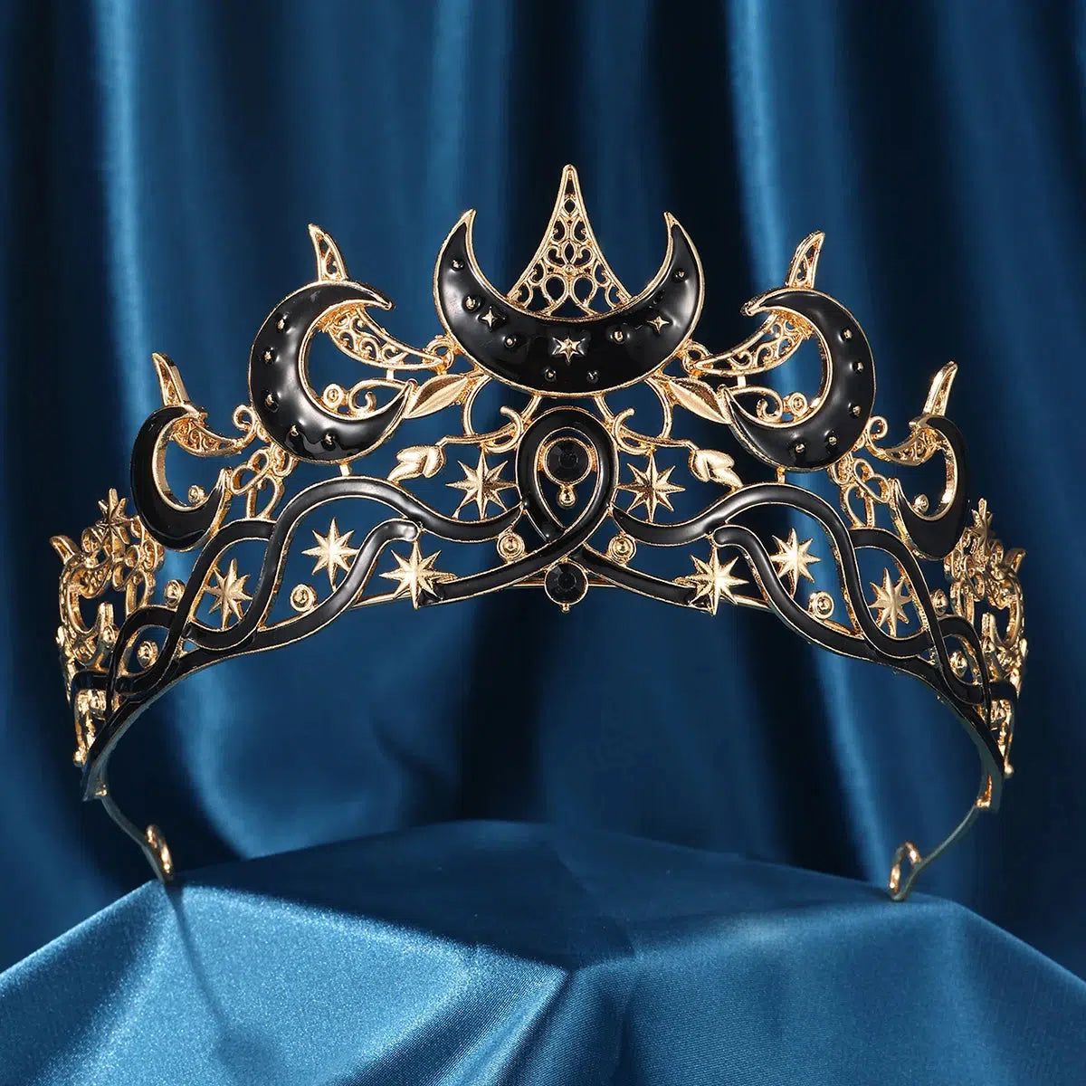 Goddess Moon Crowns Celestial Goddess Tiaras Wiccan Pagan Hair Accessories-MoonChildWorld