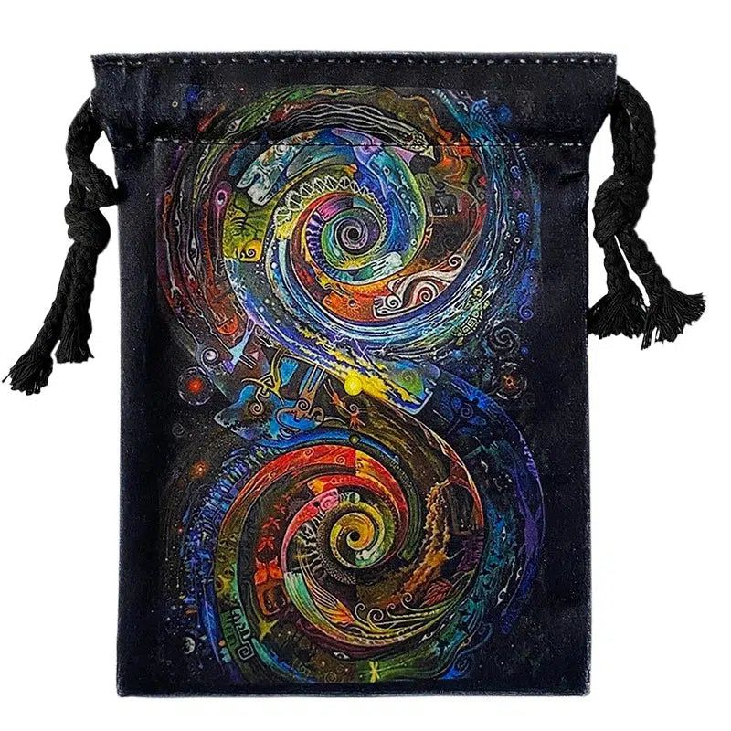 Mystic Velvet Tarot Card Witch Storage Bag Wicca Tarot Pouch-MoonChildWorld