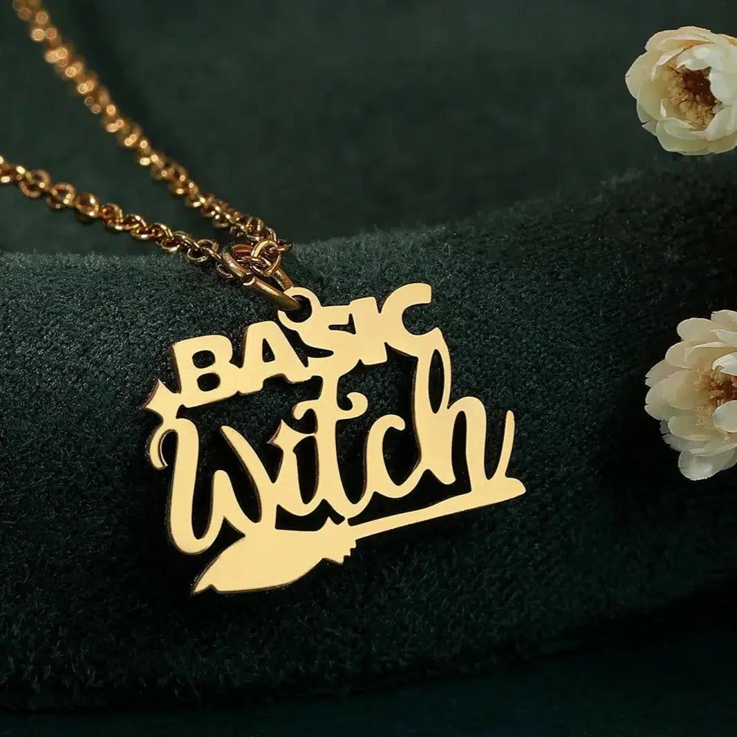 Basic Witch Necklace Halloween Spooky Necklace-MoonChildWorld