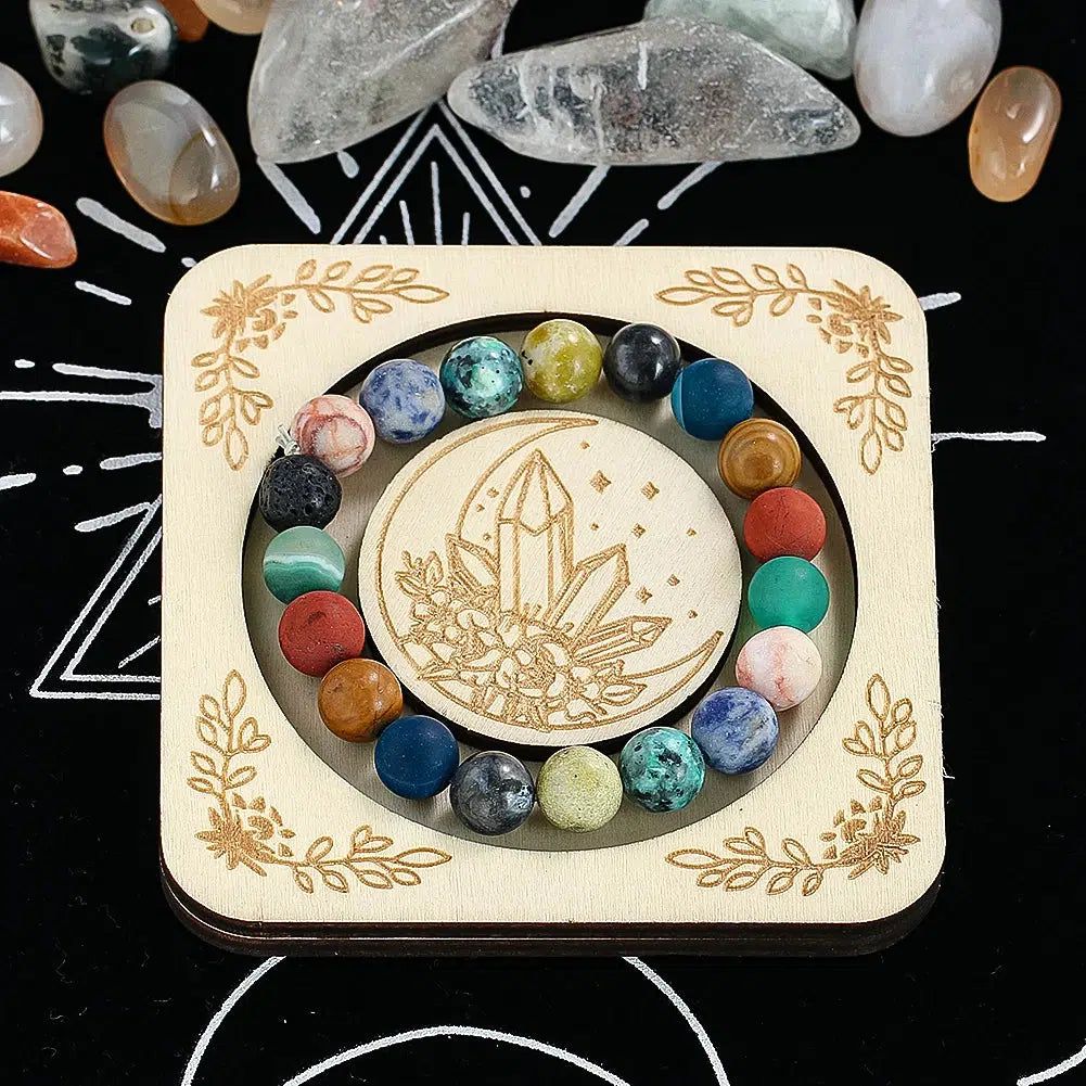 Wicca Crystal Tray Jewelry Storage-MoonChildWorld