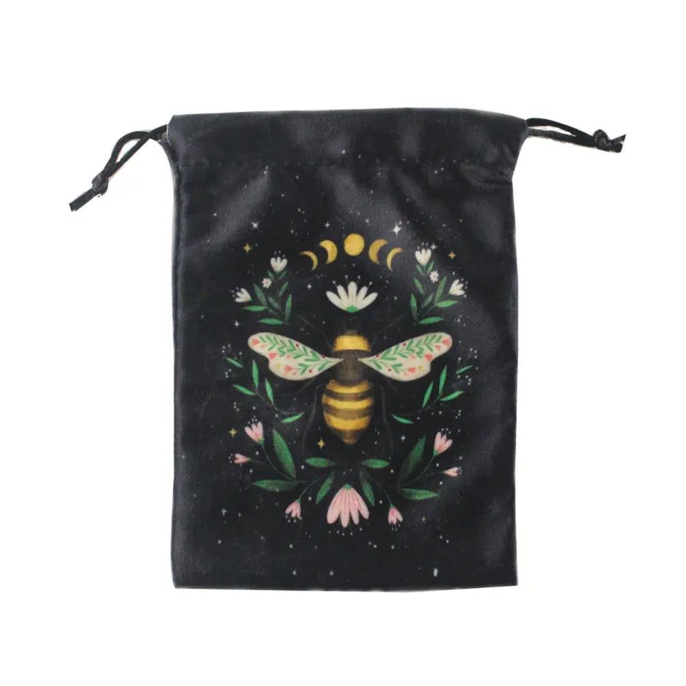 Tarot Card Storage Bag Luna Moth Witch Tarot Pouch-MoonChildWorld