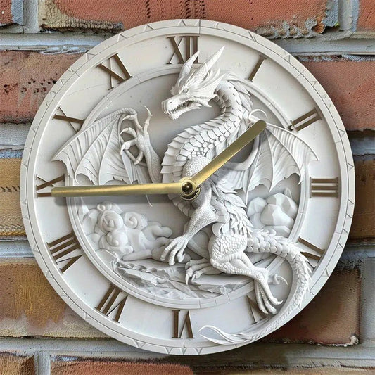 Volcanic Dragon Wall Clock