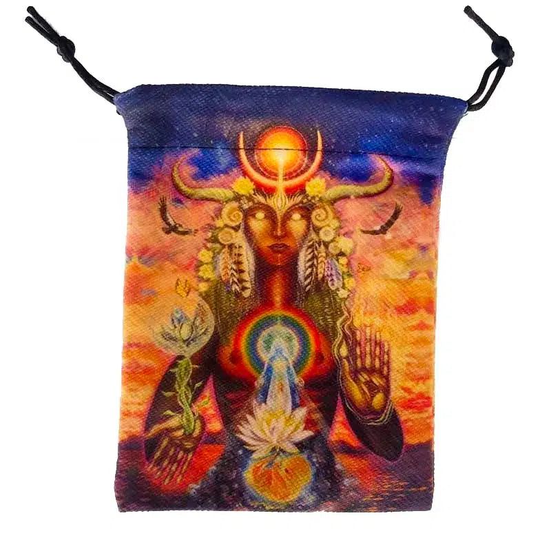 Mystic Velvet Tarot Card Witch Storage Bag Wicca Tarot Pouch-MoonChildWorld