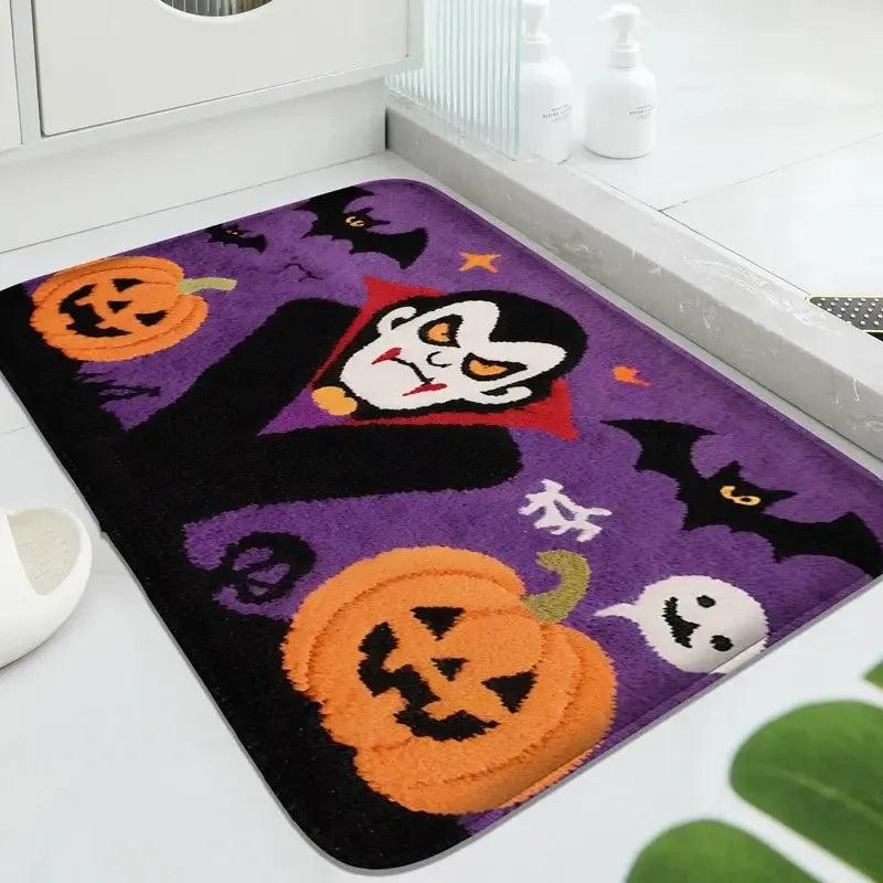 Christmas bathroom mat, pillow mat, bathroom bathtub mat, room decoration, carpet, water absorbent and quick-drying bathroom mat-MoonChildWorld