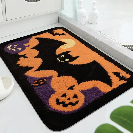 Christmas bathroom mat, pillow mat, bathroom bathtub mat, room decoration, carpet, water absorbent and quick-drying bathroom mat