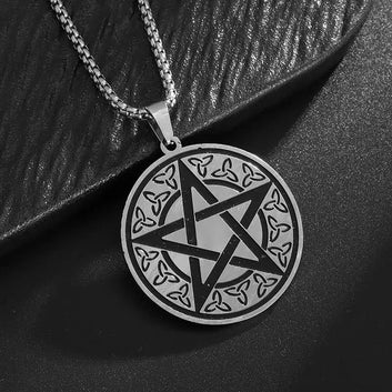Celtic Knot Witchy Pentacle Necklace