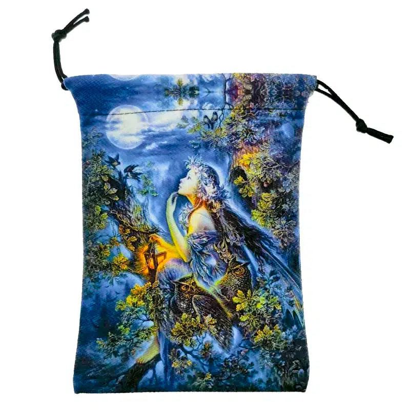 Mystic Velvet Tarot Card Witch Storage Bag Wicca Tarot Pouch-MoonChildWorld