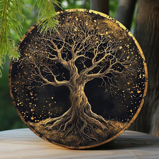 Tree of life Metal Sign Pagan Decor