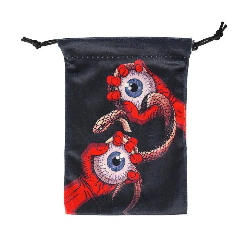 Velvet Tarot Card Storage Bag Witch Snake Tarot Pouch-MoonChildWorld