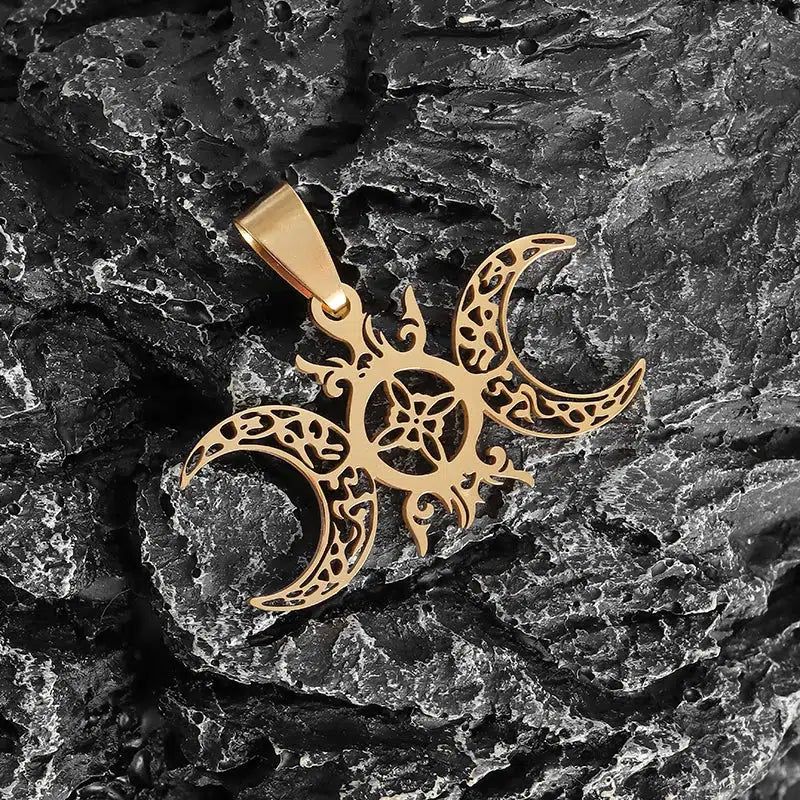 Celtic Knot Witchcraft Necklace Witch Knot Necklace-MoonChildWorld