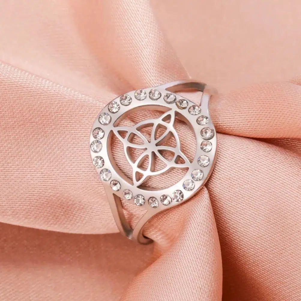 Pagan Wicca Jewelry Witch Knot Ring Witchcraft Celtic Knot Ring-MoonChildWorld