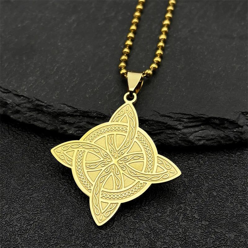 Pagan Wicca Jewelry Witch Knot Necklace Witchcraft Celtic Knot Necklace-MoonChildWorld