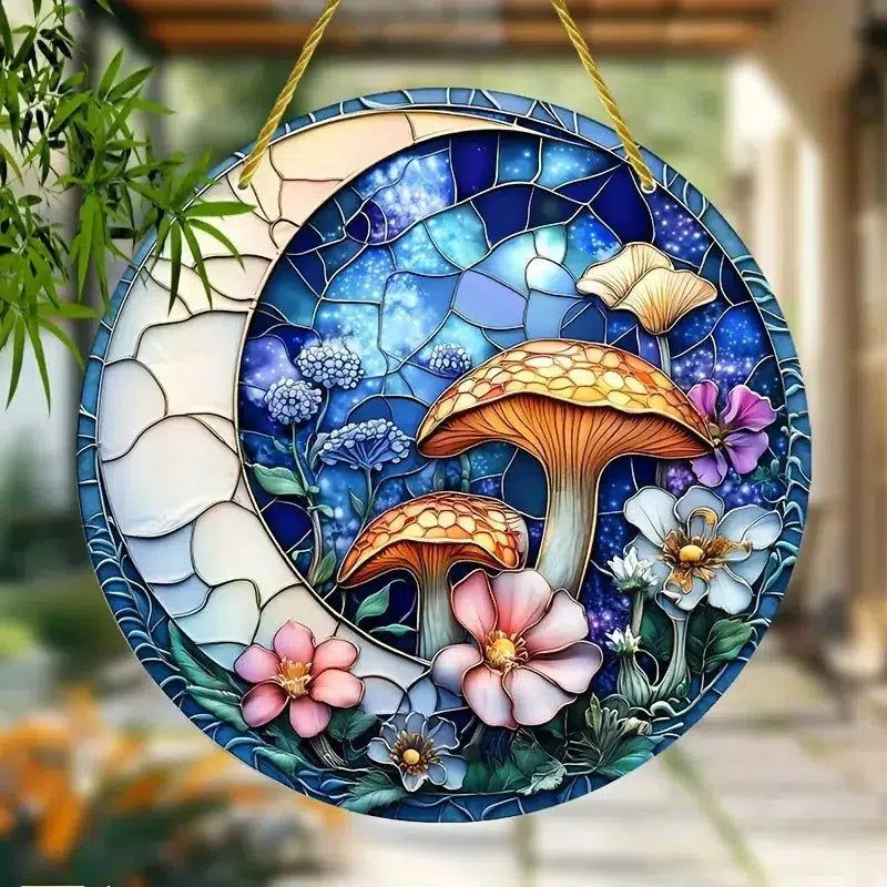 Spiritual suncatcher Mystic window decor Gothic window art Witchy Hanging Ornament for Christmas, Halloween-MoonChildWorld