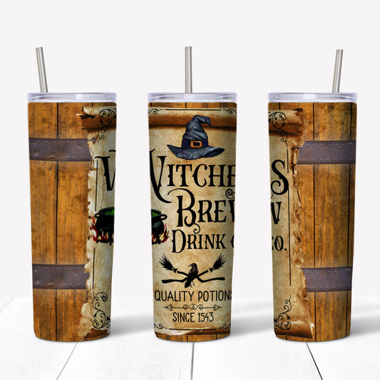 Witches Brew Halloween Tumbler - Witch Tumbler