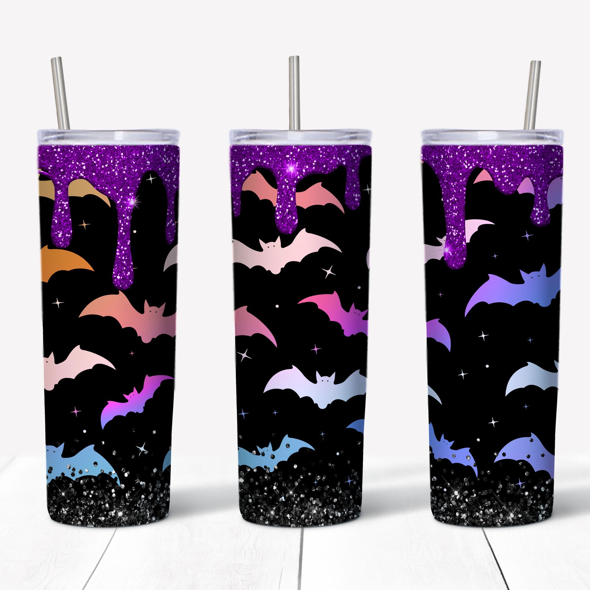 Bat Halloween Tumbler - Witch Tumbler-MoonChildWorld