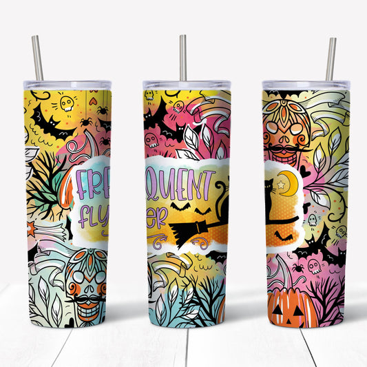 Black cat Halloween Tumbler - Witch Tumbler