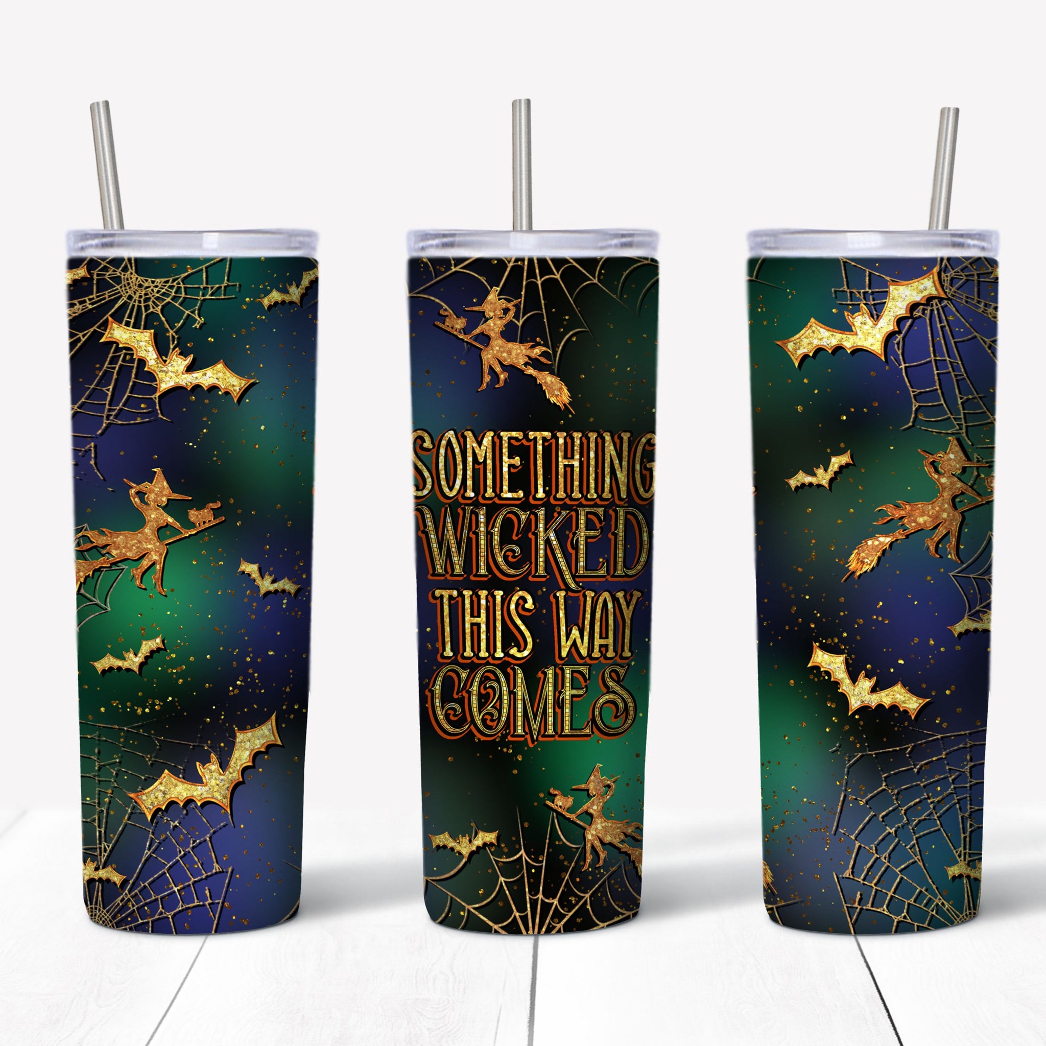 Something wicked halloween tumbler - Witch Tumbler-MoonChildWorld