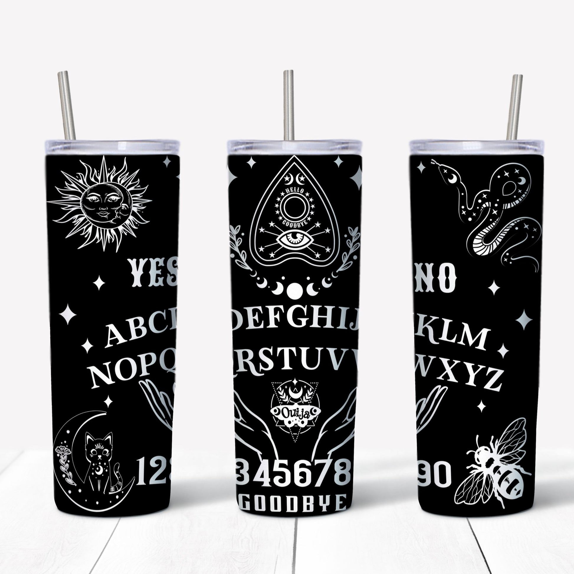 Ouija board Tumbler - Witch Tumbler-MoonChildWorld