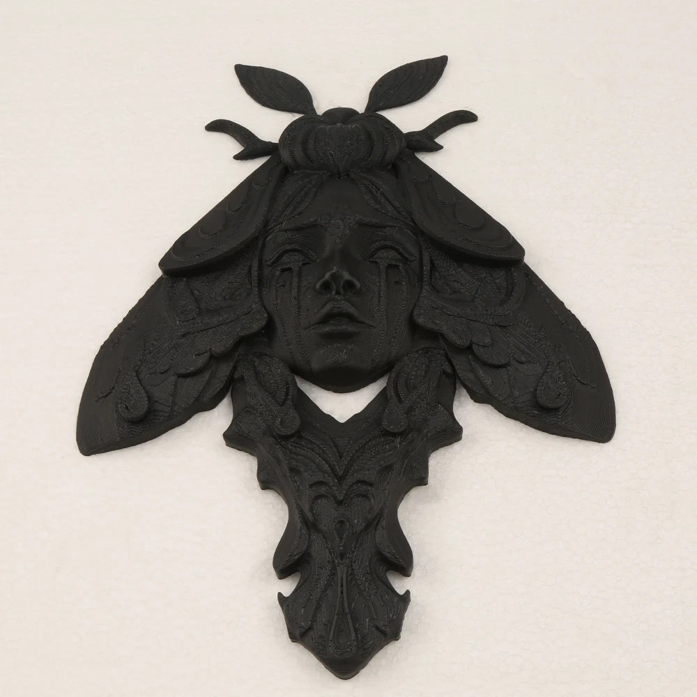 Dark Style Moth Wall Hanging For Gothic Witch Home Halloween Wall Decoration