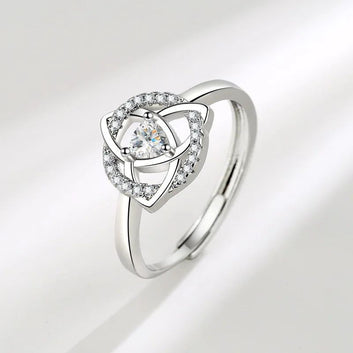 Triquetra Trinity Knot Wicca Ring Celtic Knot Ring