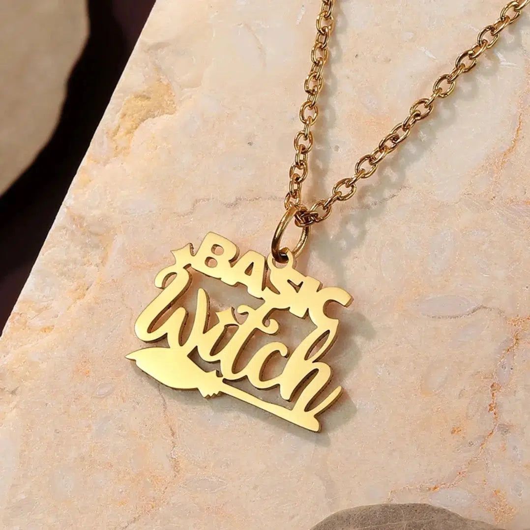 Basic Witch Necklace Halloween Spooky Necklace-MoonChildWorld