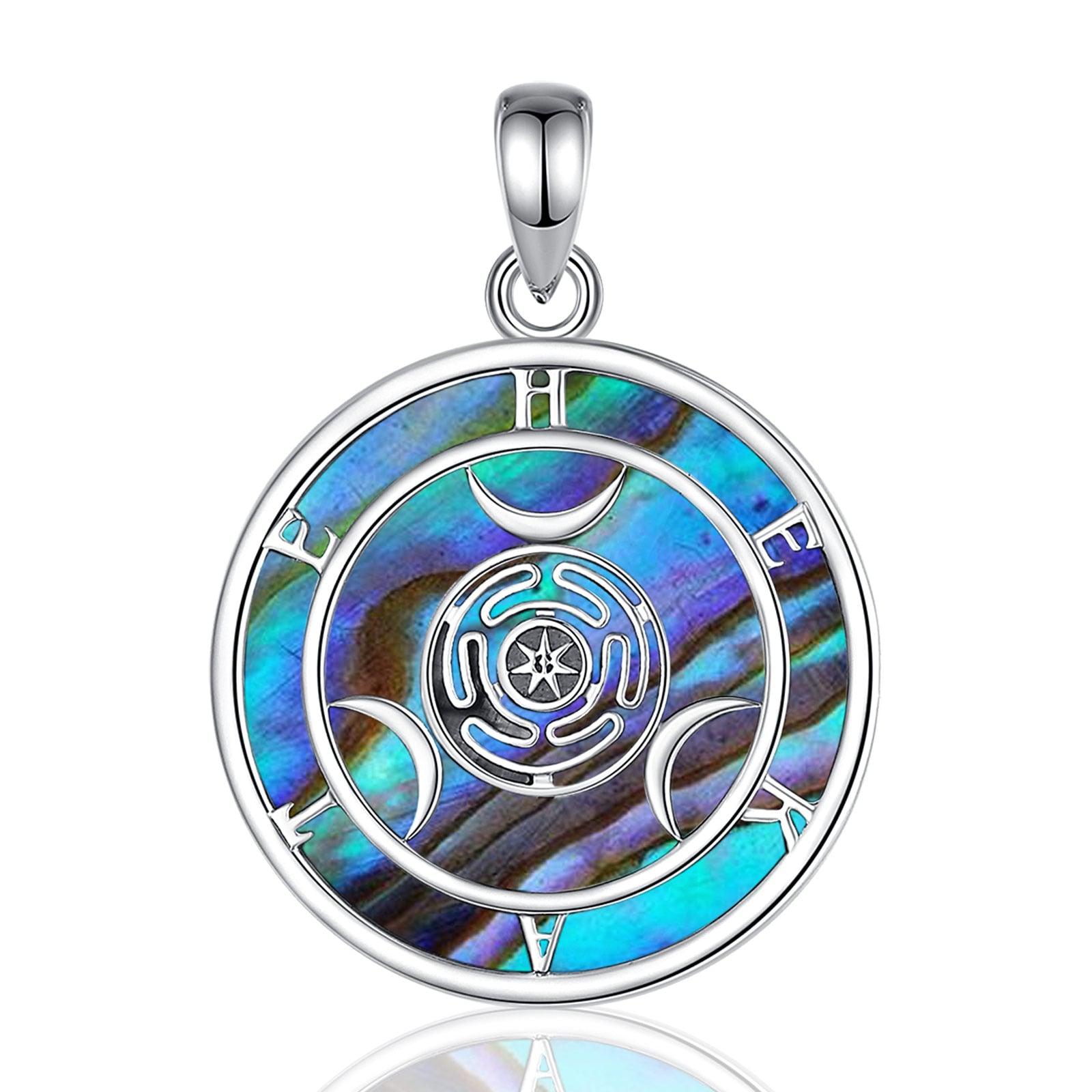 Hecate's Wheel Magic Necklace Witchcraft Jewelry-MoonChildWorld