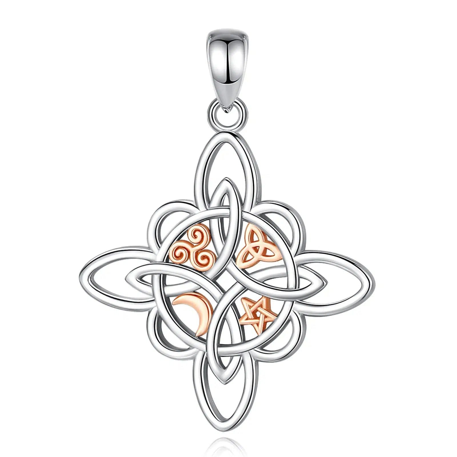 Witchcraft Celtic Knot Necklace Witch Jewelry-MoonChildWorld