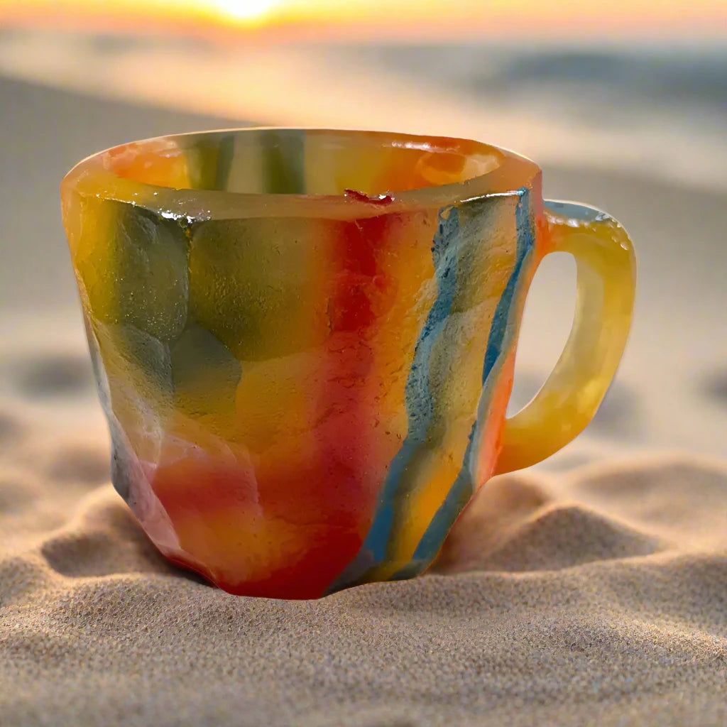 Mineral Crystal Coffee Mugs Natural Mineral Crystal Mug-MoonChildWorld