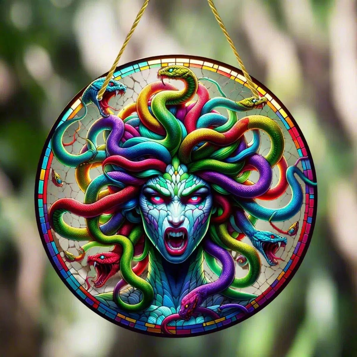 Medusa Suncatcher Gothic Acrylic Sign-MoonChildWorld