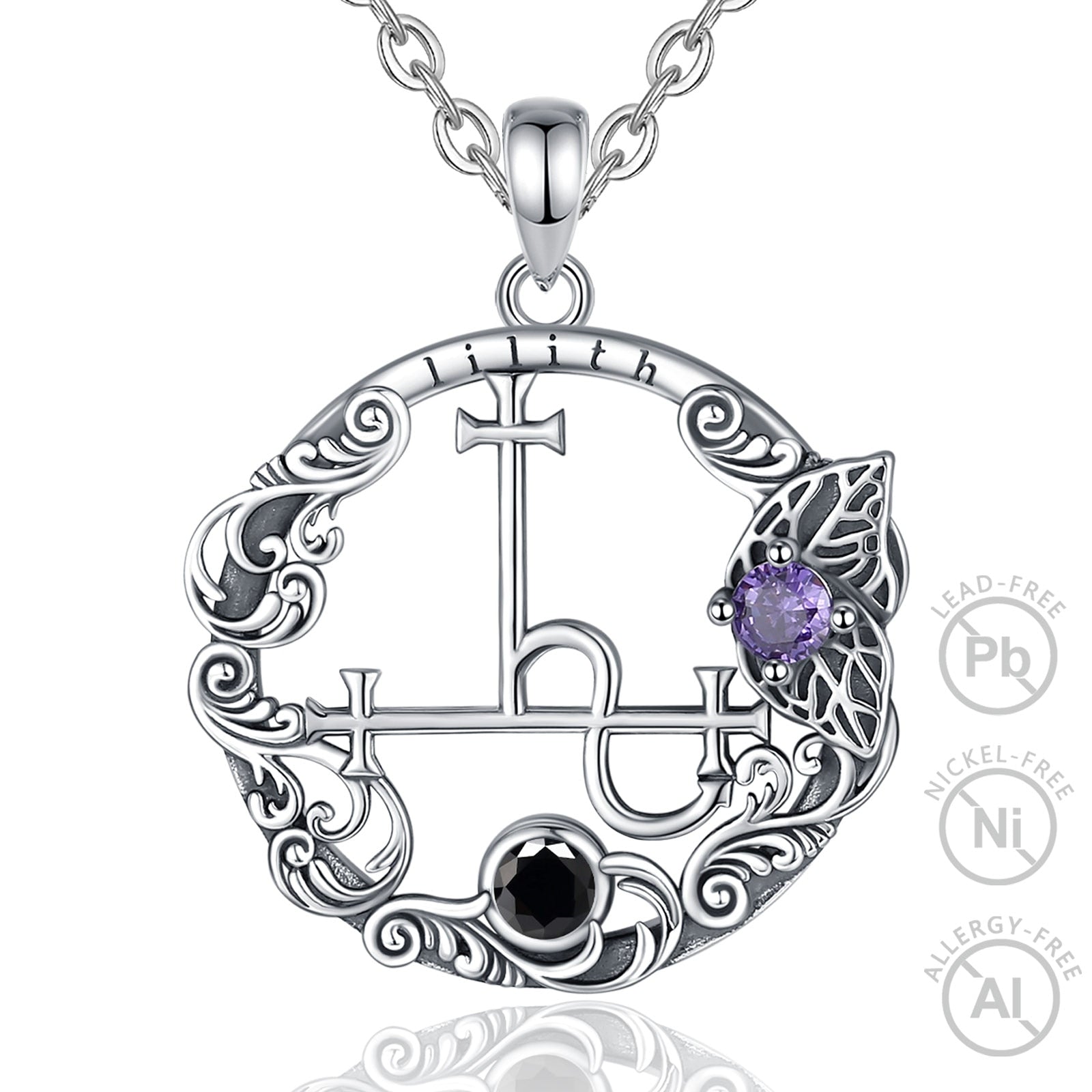 Lilith Sigil Witchcraft Necklace-MoonChildWorld