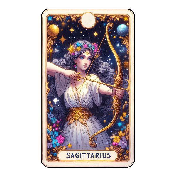 12 Zodiac Sign Tarot Cards Digital File-MoonChildWorld