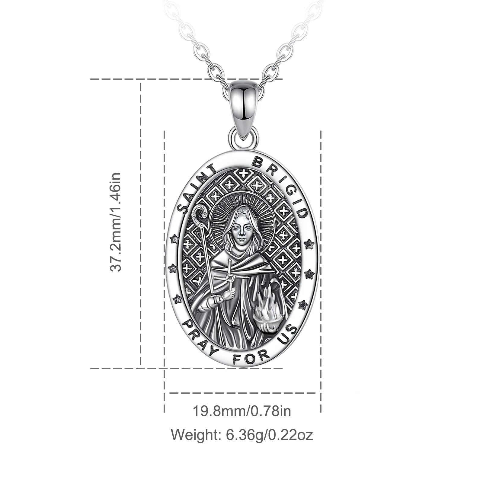 Saint Brigid's Cross Necklace Celtic Goddess Pendant-MoonChildWorld