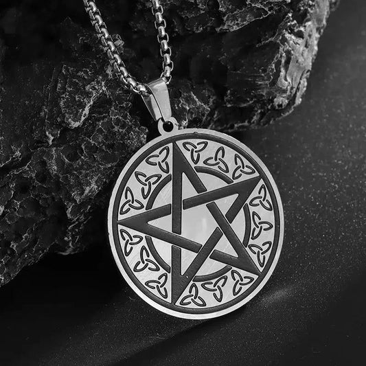 Celtic Knot Witchy Pentacle Necklace