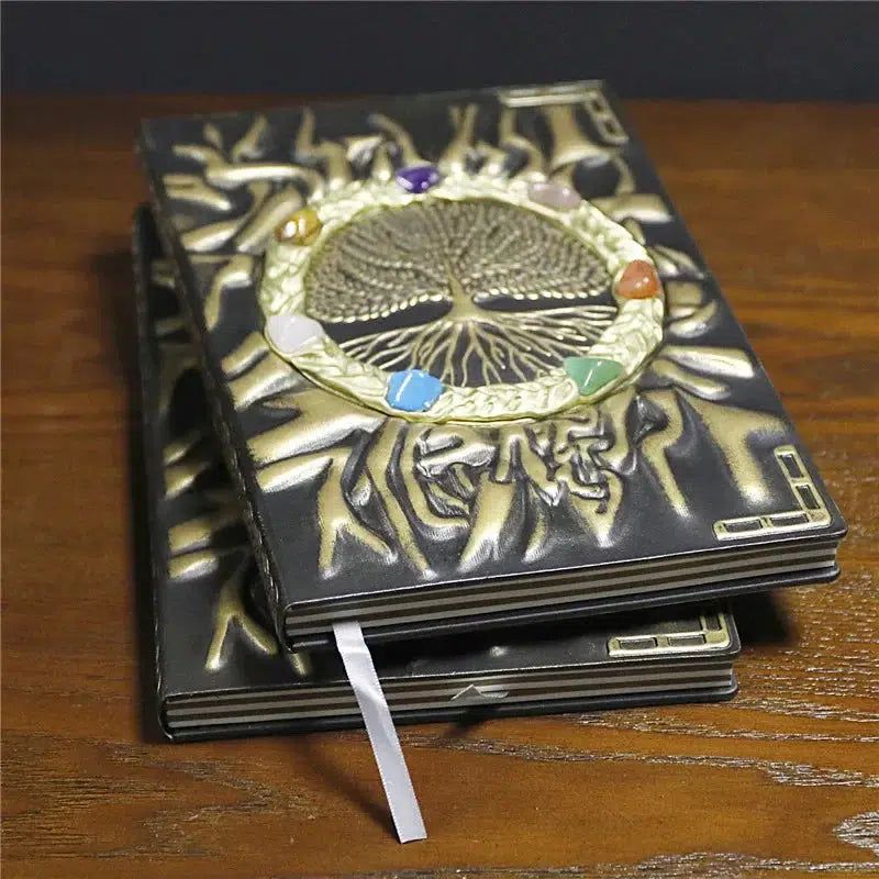 Natural Stones Tree of Life Notebook Pagan Journal-MoonChildWorld