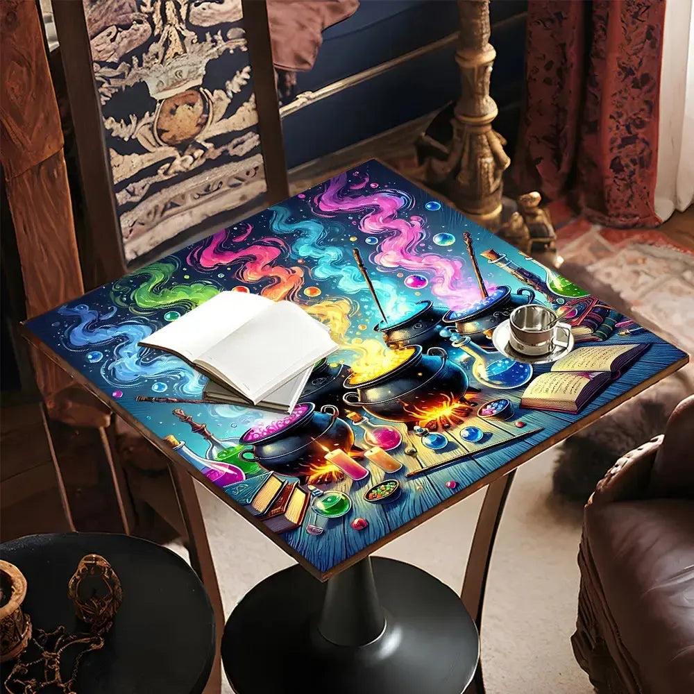 Mystery Potion Witch Altar Cloth Halloween Tarot Tablecloth for Reading Divination Witchy Home Decor-MoonChildWorld