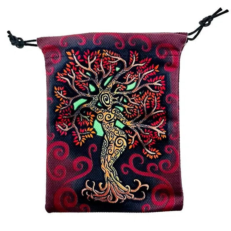 Mystic Velvet Tarot Card Witch Storage Bag Wicca Tarot Pouch-MoonChildWorld