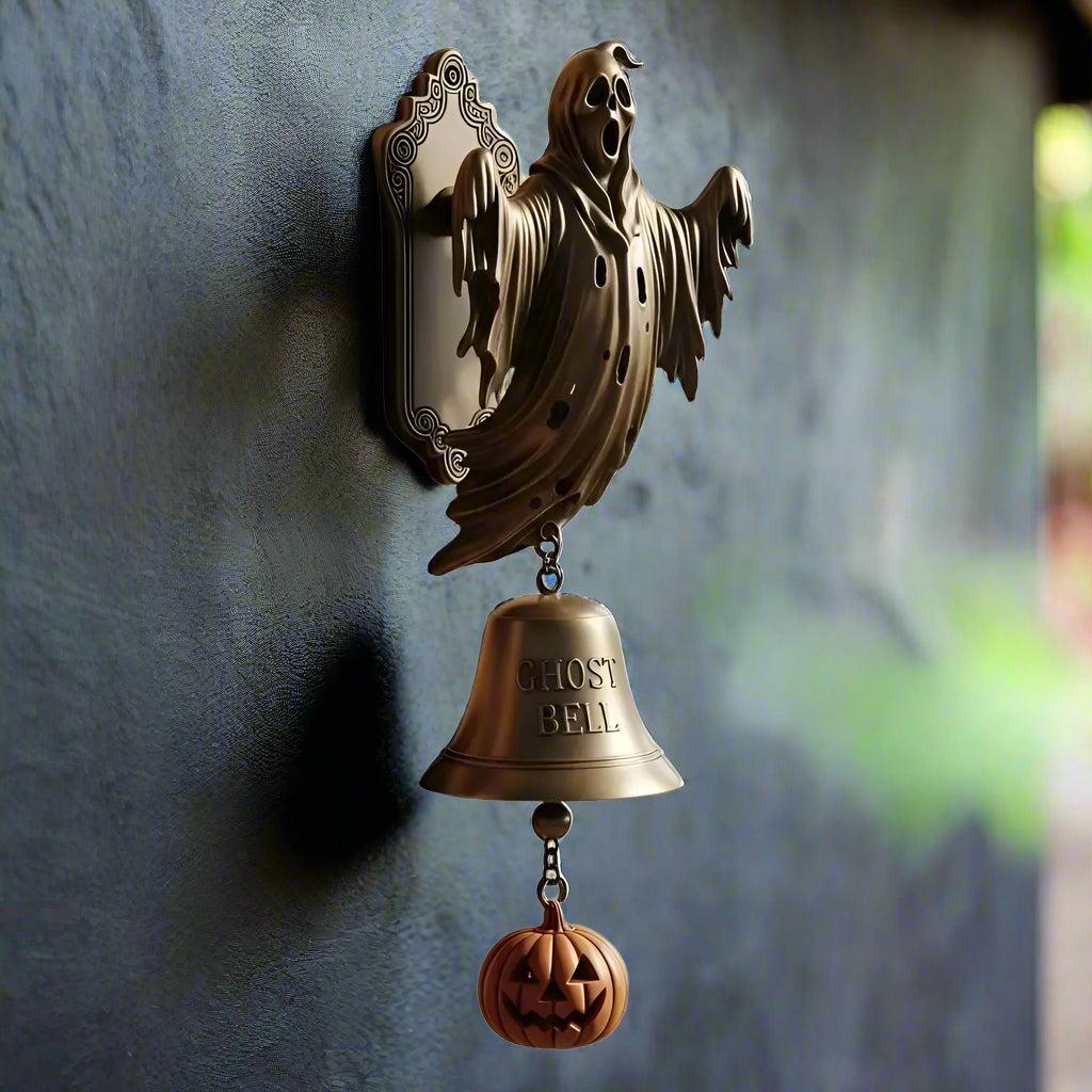 Spooky Halloween Witch Door Bell Vintage Style Shopkeepers Bell Metal Door Chime - Gothic Bell for Witchy Home Front Door-MoonChildWorld